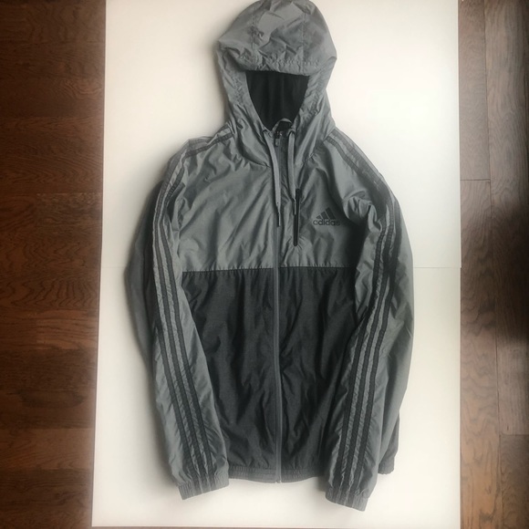 dark grey adidas jacket